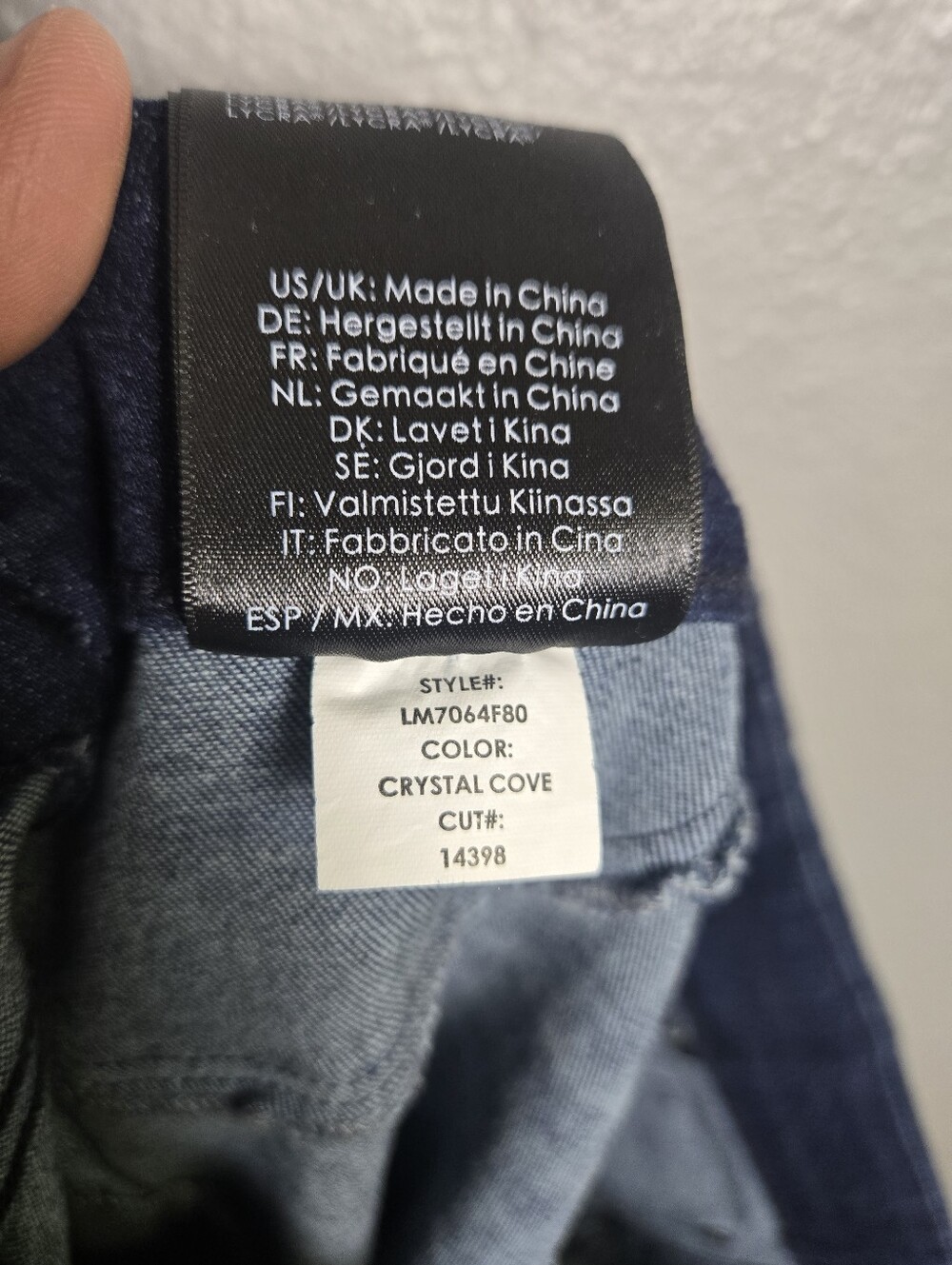Liverpool Dark Wash Pull On Jeans Style The Crop Size 12/31 - Picture 14 of 16